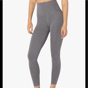 Beyond yoga grey ribbed leggings